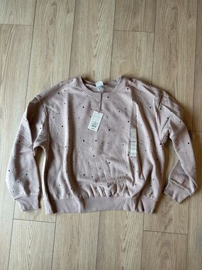 Target Blush Pink Polka Dot Sweatshirt
